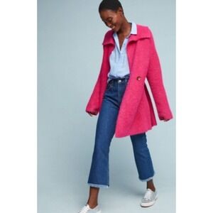 Anthropologie Pink Cardigan Sweater